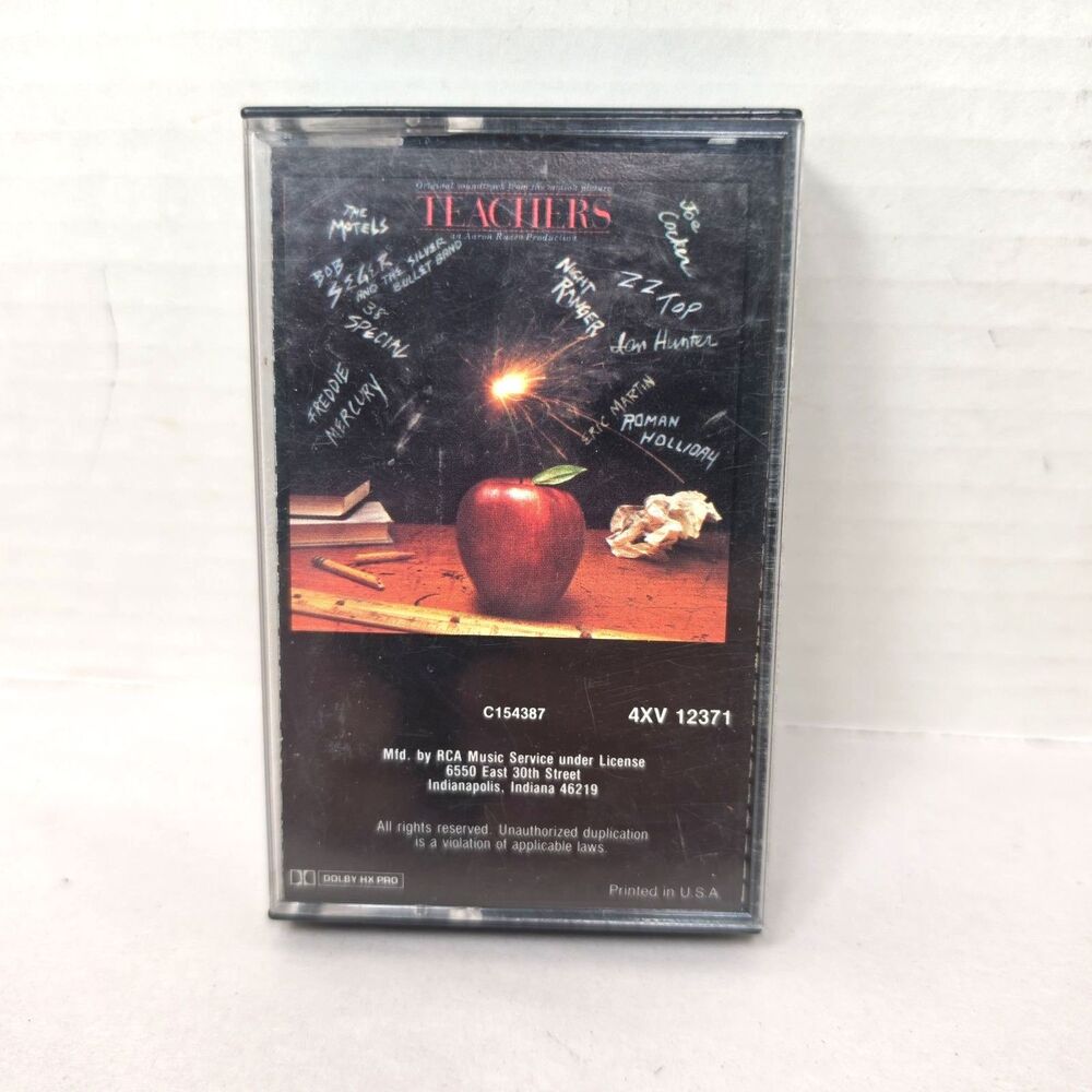 Teachers Original Movie Soundtrack Cassette Tape 1984 Capitol Records